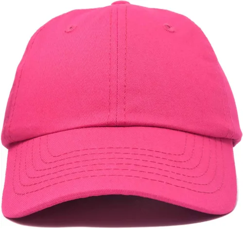 Miniatura 6 de DALIX Gorra de béisbol para papá, lisa, para hombre, mujer, algodón, ajustable, en blanco, sin estructurar, suave