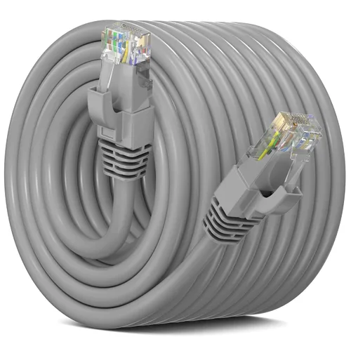 Miniatura 21 de Maximm Cable Ethernet Cat 6, cable de red y conexión de alta velocidad de 100 pies, UTP, 10 Gbps, cable Ethernet de 550 MHz, color negro