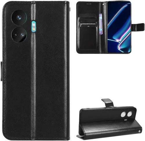 Miniatura 41 de Funda para Boost Mobile Celero 5G + Funda de piel con tapa para Boost Mobile Celero 5G Plus, color negro