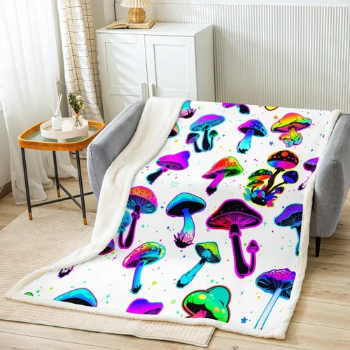 Miniatura 10 de Manfei Sports Car Kids Throw Blanket Blue and Orange Fire Bed Blanket for Boys Girls Room Decor, Black Racing Car Blanket for Couch Sofa, Soft and