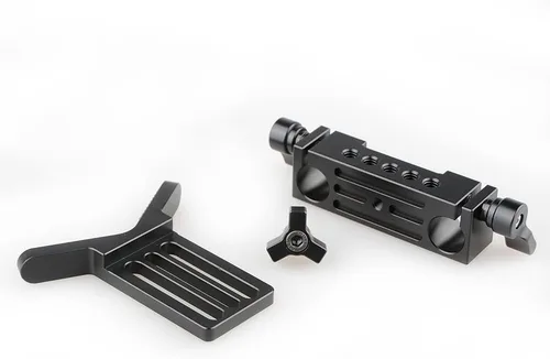 Miniatura 5 de CAMVATE Soporte de lente 0.591 in Rod Clamp Rail Block para DSLR Rig Rod Soporte Rail System - 1108
