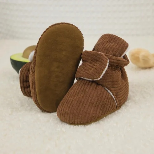 Miniatura 150 de Sawimlgy - Botines de algodón antideslizantes para recién nacido, con agarre, para cuna o para el invierno