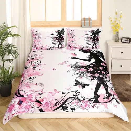 Miniatura 8 de Feelyou Juego de ropa de cama con temática londinense, funda de edredón para cabina telefónica retro roja para niños, paisaje histórico europeo