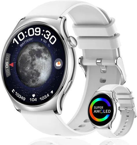 Miniatura 8 de Reloj inteligente para hombres y mujeres, 1.43 pulgadas, HD, AMOLED, rastreador de fitness, compatible con teléfonos Android y iPhone con llamada