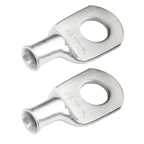 Miniatura 215 de SELTERM 5 piezas terminales de cable de cobre estañado 1/0 AWG perno de 1/2", extremos de cable de batería, terminales de anillo, conectores