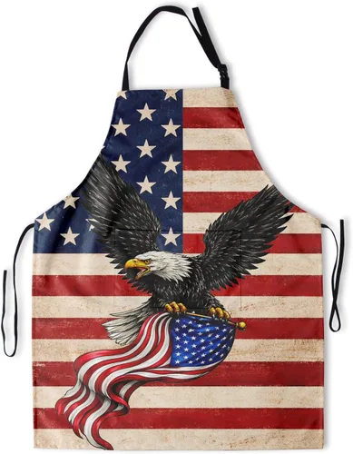 Miniatura 15 de Giwawa Delantal unisex para adultos, impermeable, resistente a las manchas, delantal de cocina con 2 bolsillos para BBQ, parrilla y pintura