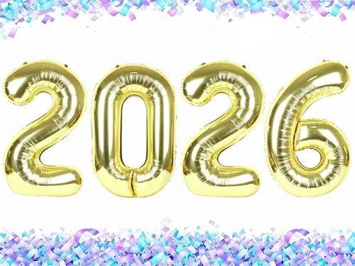 Miniatura 81 de Globo de cumpleaños número 4 dorado de 40 pulgadas, globos gigantes del número cuatro 14 24 34 40 44 2024, globos grandes de lámina de mylar para Oro