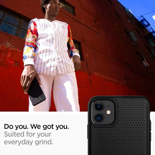 Miniatura 3 de Spigen Liquid Air - Funda diseñada para iPhone 11 (2019), color negro mate