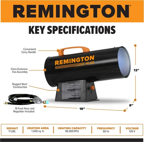 Miniatura 3 de Remington BTU para calefacción.