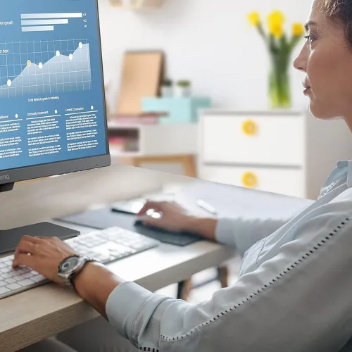 Miniatura 10 de BenQ Monitor de computadora GW2780 IPS 1080P FHD de 27 pulgadas con altavoces integrados, tecnología patentada de cuidado de los ojos, brillo