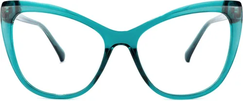 Zeelool Elegantes TR90 - Gafas de gran tamaño con bloqueo de luz azul ojo de gato para computadora y juegos para mujer, Shelby OT414973
