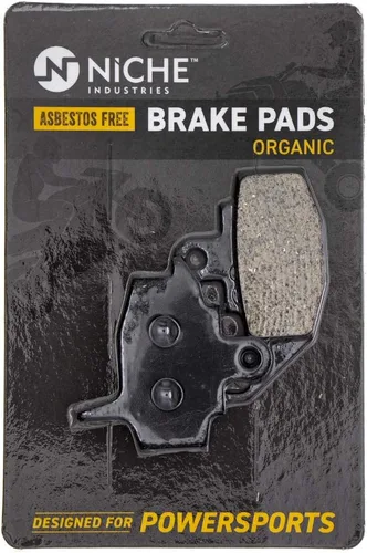 NICHE Juego Pastillas de Freno para Kawasaki KLR650 KL650 43082-1078 Delanteras Orgánicas