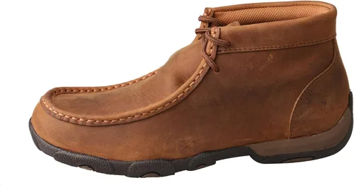 Miniatura 2 de Twisted X Moc Chukka Driving para mujer, sillín desgastado