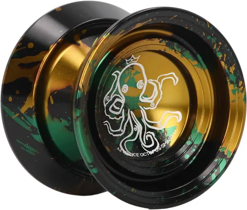 Yoyo que no responde, Yoyo de metal para adultos jugadores avanzados de Yoyo, Yoyo profesional con 3 guantes de cuerdas Yoyo, bola Yoyo para niños