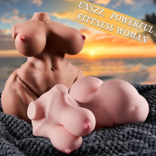 Miniatura 5 de Muñeca sexual de tamaño real de 12 libras, masturbador masculino, juguete sexual para adultos con vagina de bolsillo realista, canales anales