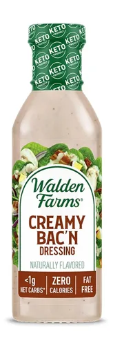 Miniatura 42 de Walden Farms Vinagreta de Tomate Seco al Sol – Aderezo sin calorías, bajo en carbohidratos, apto para dieta keto, vegano, sin azúcar con rico sabor
