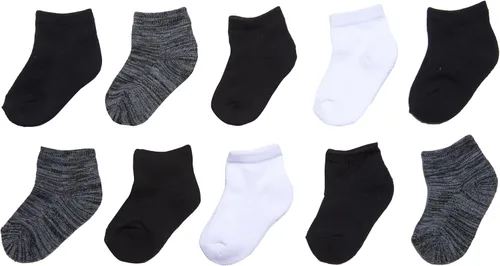 Miniatura 2 de Nuby Paquete de 10 calcetines para bebés de corte bajo y medio cojín para niños