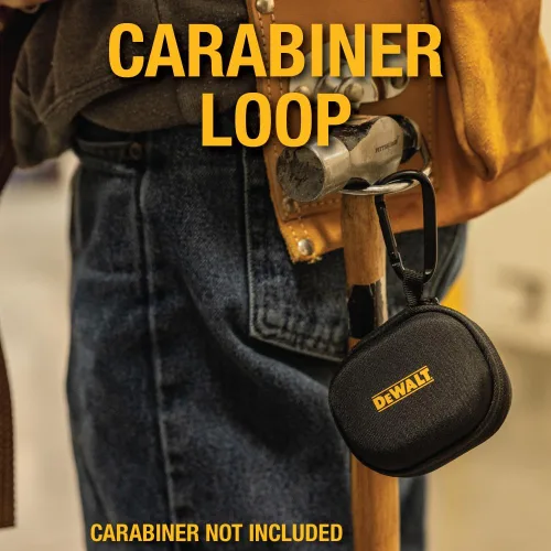 Miniatura 9 de DEWALT Funda protectora resistente para auriculares TWS y altavoz portátil, compacta y ligera con funda de auriculares EVA, carcasa dura, a prueba