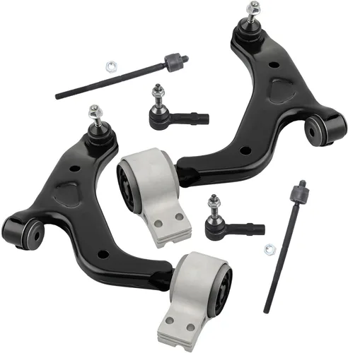 Miniatura 185 de Detroit Axle - Kit de extremo delantero para Chrysler 300 Dodge Charge Challenger 2011-2023, 2 brazos de control inferiores traseros 2 rótulas