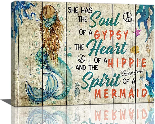 Miniatura 36 de Arte de pared de colibrí cristiano con texto en inglés "God says you ers", impresiones en lienzo, pintura rústica de pájaros de campo, obras de arte