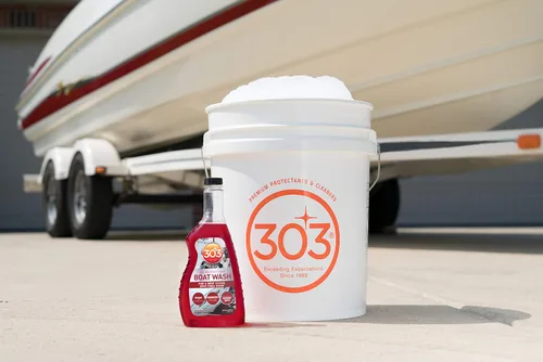 Miniatura 9 de 303 Products Marine Boat Wash con protector UV, para una limpieza profunda, brillo sin manchas, protección UV de 30 días, elimina la sal