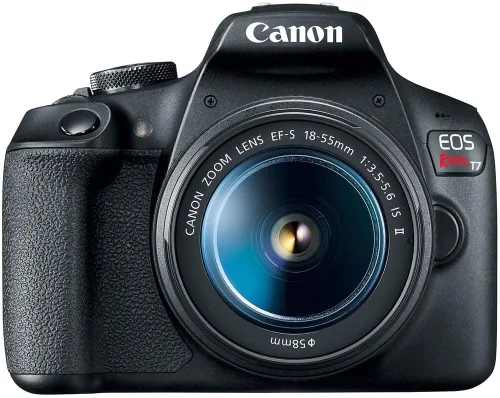 Miniatura 3 de Cámara DSLR Canon EOS Rebel T7 con lente de 18-55 mm incluida con tarjeta de memoria de 64 GB + bolsa para cámara + filtro UV de 58 mm + paño