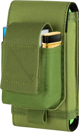 Miniatura 12 de Funda táctica Molle para teléfono, bolsa compacta para cinturón de cintura con funda para cigarrillos para iPhone 17 Pro Max/16 Pro Max/15 Pro