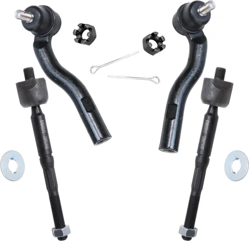 Miniatura 27 de Detroit Axle - 4 barras de acoplamiento delanteras para Kia Forte Koup 14-17, 14-18 Forte Forte5, 4 extremos de barra de acoplamiento exteriores e