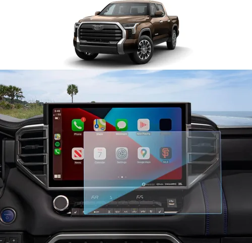 SKTU Accesorios Tundra 2023 2024 2025 2026 Protector de pantalla para Toyota Tundra 2022-2026/Toyota Sequoia 2023-2026 14 pulgadas Navigation Toyota