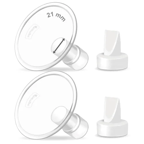 Miniatura 12 de Maymom Brida de protección de pecho compatible de 0.669 in para extractor de leche y válvula Lansinoh. Piezas de bomba Lansinoh no originales.