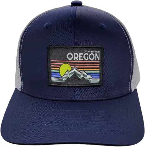 Gorra de camionero - Gorra Oregon con parche de estilo vintage