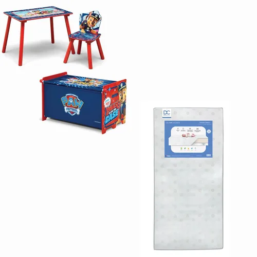 Miniatura 16 de Delta Children Marvel Spidey y sus sorprendentes amigos Juego de 3 piezas para cuarto de juegos infantil – Incluye mesa, silla y caja de juguetes