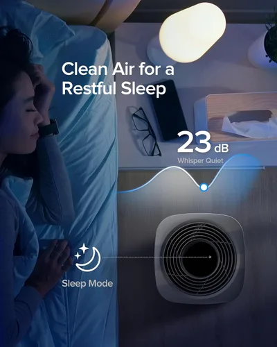 Miniatura 5 de Airversa Purificador de Aire para Hogar Dormitorio Habitación Grande 1050 Pies Cuadrados Filtros de Aire Hasta 99.99% PM2.5 Pantalla Purificador