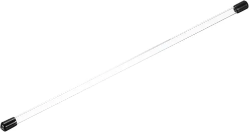 Miniatura 15 de MECCANIXITY Tubo de Almacenamiento Transparente 23x25mm Pequeño Tubo de Plástico Redondo con Tapas Botella Contenedor Rígido 300mm/12 Pulgadas
