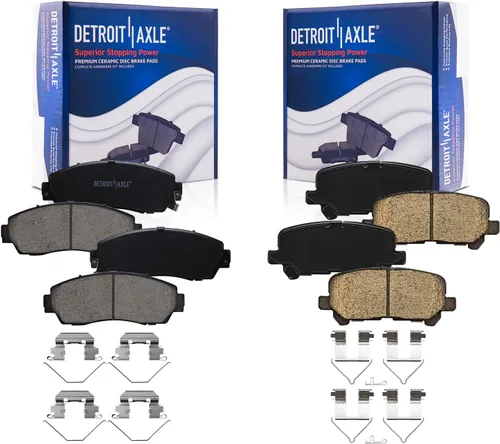Miniatura 20 de Detroit Axle - Kit de freno delantero para Ford 2000-2005 Excursion 1999-2004 F-250 F-350 Super Duty Pinza de freno de disco con soporte Pastillas
