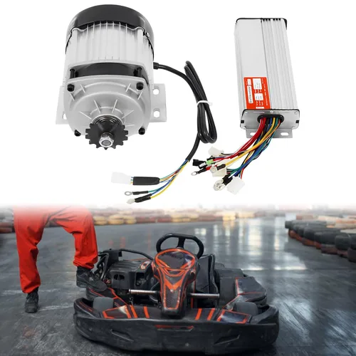 Miniatura 2 de Motor eléctrico sin escobillas, motor eléctrico sin escobillas de 48 V CC 750 W con controlador, kit de motor eléctrico sin escobillas, motor
