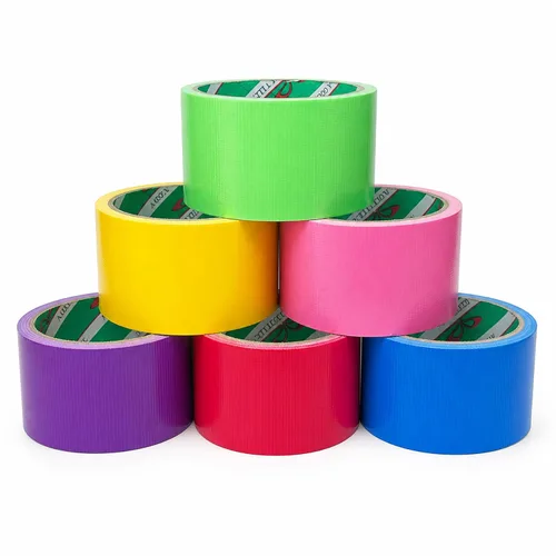 Giftexpress 6 cintas adhesivas de colores surtidos – Cintas multiusos, colores brillantes, ideales para hacerlo tú mismo, arte, hogar, escuela,