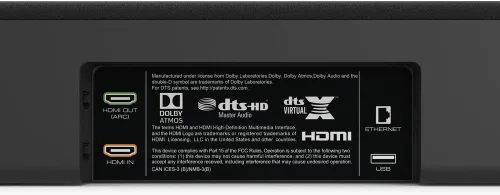 Miniatura 9 de VIZIO SB36514-G6 36 pulgadas 5.1.4 Sistema de sonido de cine de alta calidad en casa con Dolby Atmos y altavoz de subgraves inalámbrico, color negro
