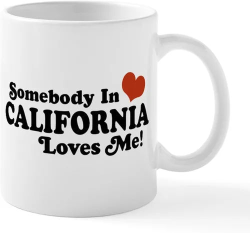 Miniatura 114 de CafePress Taza de café de cerámica de 11 oz (11.0 fl oz) de San Francisco Blanco - Taza San Francisco