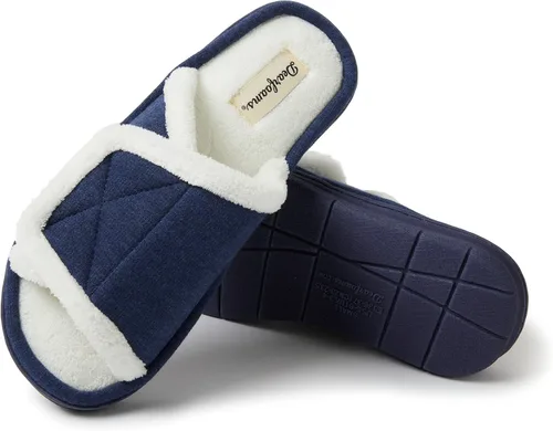 Miniatura 6 de Dearfoams womens Adjustable IndoorOutdoor Machine Washable Memory Foam Slide