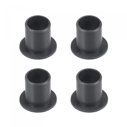 Miniatura 10 de uxcell - Cojinetes de manga con brida, 12 mm de diámetro interior, 14 mm de diámetro exterior, 10 mm de longitud, buje sin aceite envuelto en POM