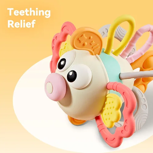 Miniatura 4 de iPlay, iLearn Juguete para bebé de 6 a 12 meses, juguete sensorial para la dentición infantil, juego de actividades de aprendizaje Montessori, juego
