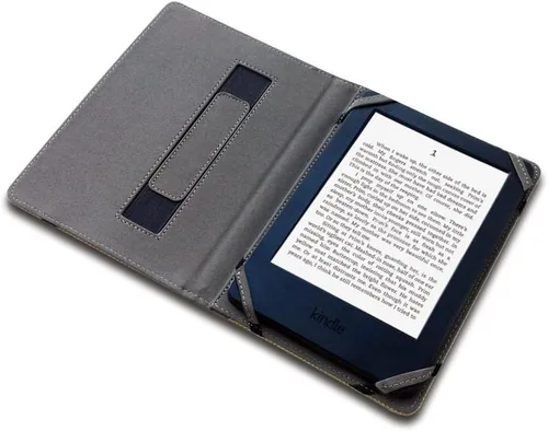 Miniatura 2 de Funda universal de lino natural para lector de libros electrónicos de 6 pulgadas (azul egeo)
