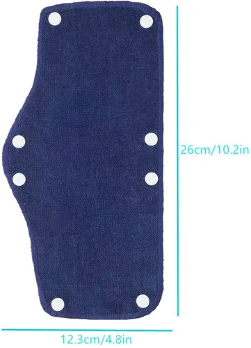 Miniatura 4 de Vincha antisudor para casco, forro de algodón para casco, vinchas antisudor reutilizables para casco (Azul)