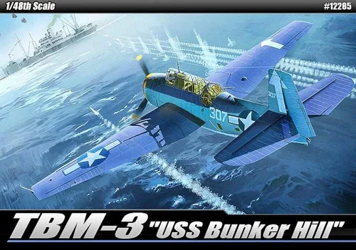 Miniatura 2 de Academy Hobby Model Kits Avión a escala : Kits de aviones y jets, 1/48 TBM-3 USS Bunker Hill