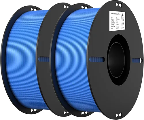 Miniatura 15 de Creality Filamento PLA+ Negro 1.75mm, filamento para impresora 3D de alta resistencia y sin enredos, embalaje al vacío, filamento para impresión 3D