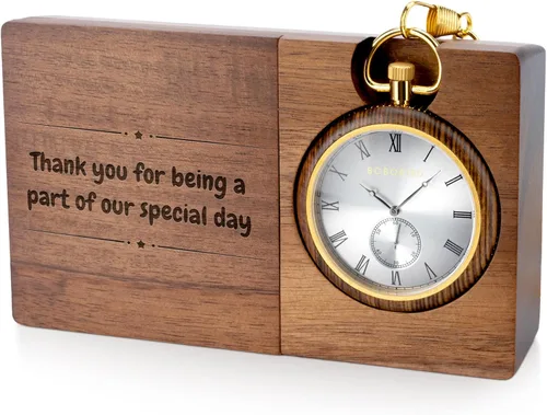 2win Relojes de bolsillo personalizados grabados para hombres, papá, hijo, relojes personalizados, exquisitos relojes de bolsillo, regalos para