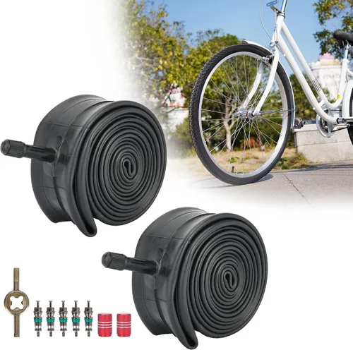 Miniatura 9 de RUTU Tubo de bicicleta de 26 pulgadas apto para tubo de bicicleta de 26 x 1.0/1.50/1.75/2.50/3.0/3.5/4.0 con accesorio de instalación, tubos