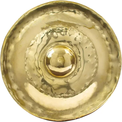 Miniatura 2 de Gongs tailandeses dorados para pezón, incluye cuerda para colgar y mazo/fácil de tocar/tono brillante/fabricado en Tailandia/para curación de sonido