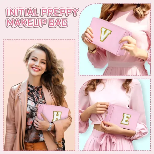 Miniatura 8 de TOPEAST - Bolso de maquillaje para mujer, Rosado, Medium